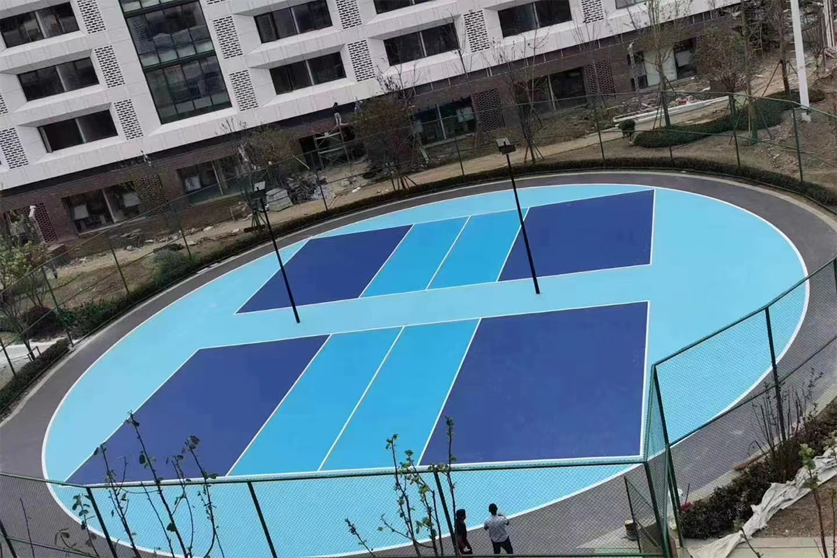 成都天立贵族学校网球场+足球场